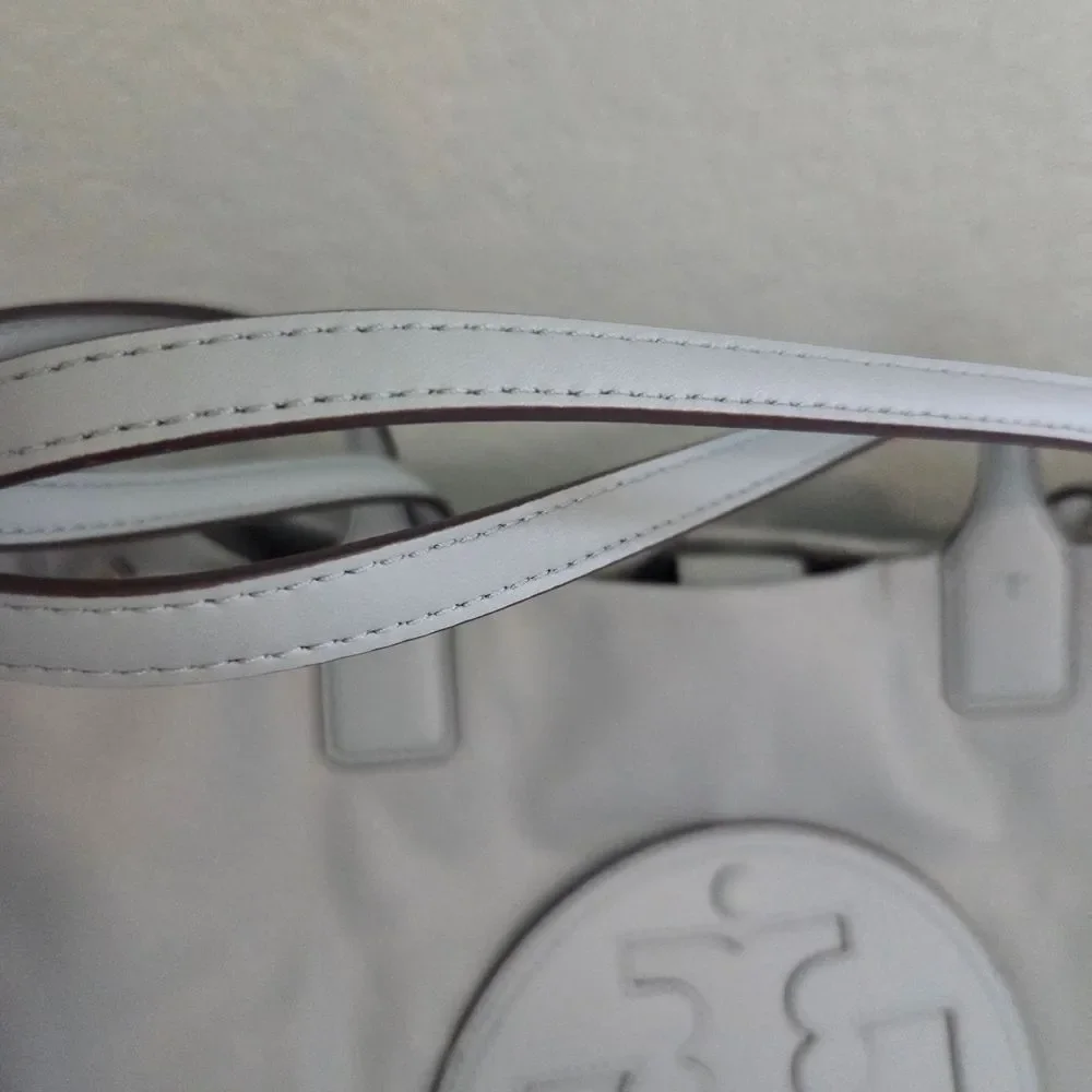 Tory Burch ELLA Tote Bag Blue Celadon